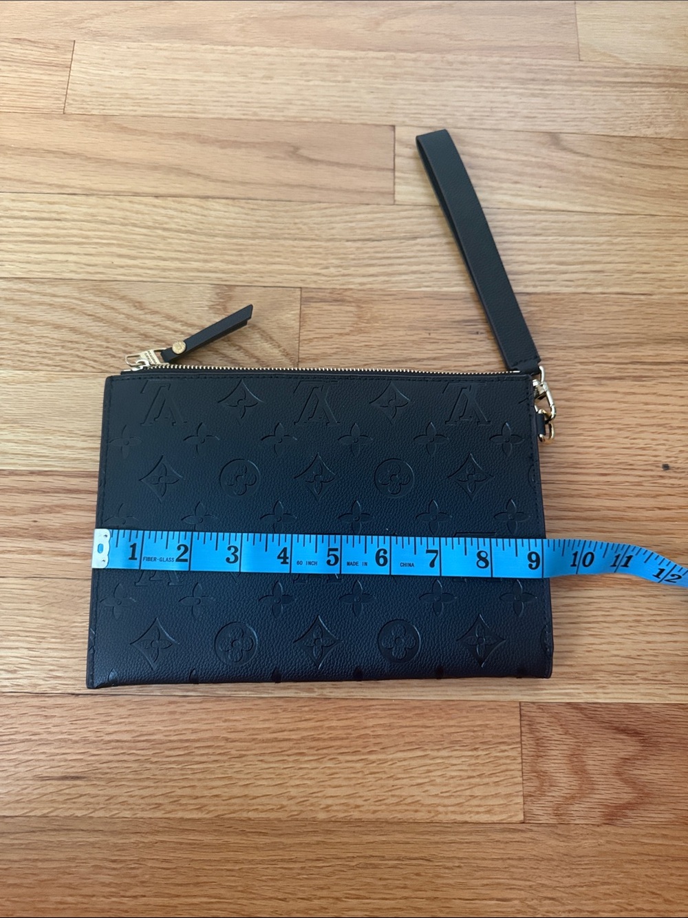 Embossed Wristlet Pouch